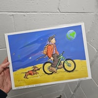 Walkies on tha moon Print A3/A4