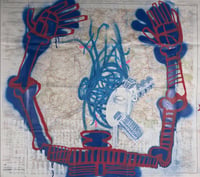 Image 1 of LONE FLANEUR FREAK — original artwork — collaboration with Sam Kerridge and Marc Craig