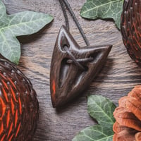 Image 2 of Irish Wolf Spirit Pendant (PE1996)