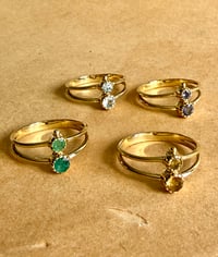 Image 2 of Bague duo taille 60