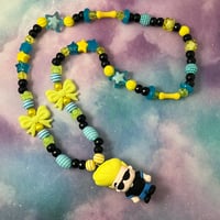 Image 1 of Cartoon Macho Dude Kandi Necklace