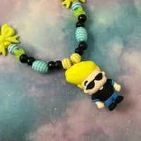 Image 2 of Cartoon Macho Dude Kandi Necklace