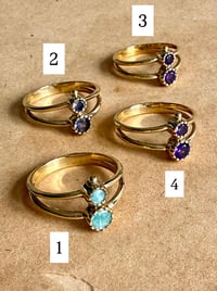 Image 1 of  Bague duo taille 54 