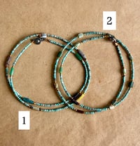 Image 1 of Collier fin turquoise 1 