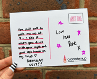 Image 2 of HANDWRITTEN POSTCARD 