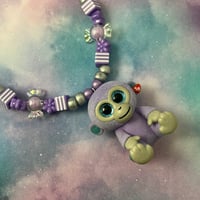 Image 2 of Purple Monkey Kandi Necklace