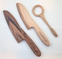 Image 3 of Wooden Knife Set- Kid Friendly!