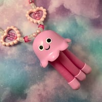 Image 2 of Fidget Jellyfish Kandi Necklace