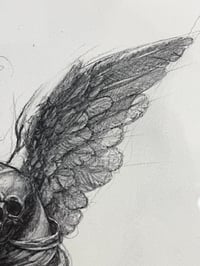 Image 4 of La prochaine bêtise ( Pencil on thick paper ) 25/20cm, Created in Paris, France. World shipping