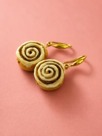 Image 2 of Cinnamon Roll Earrings