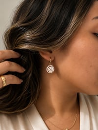 Image 1 of Cinnamon Roll Earrings