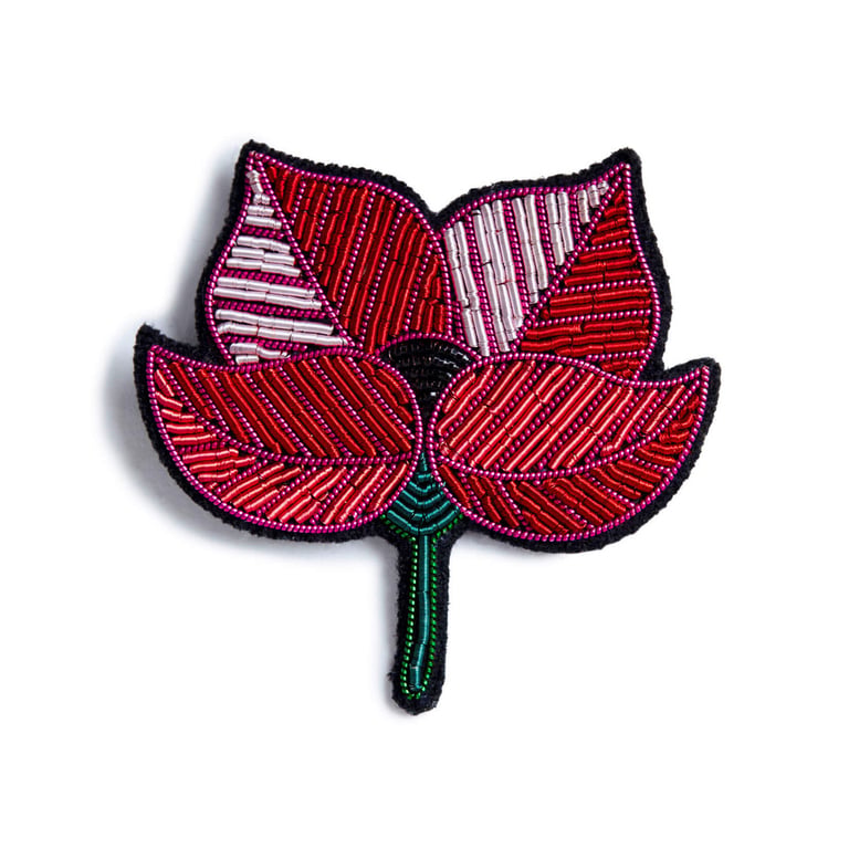 BROCHE BRODÉE FLEUR - MACON & LESQUOY (PLUSIEURS MODÈLES) Image 5