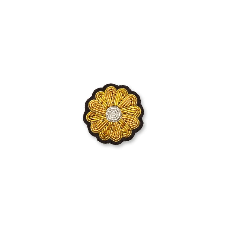 BROCHE BRODÉE FLEUR - MACON & LESQUOY (PLUSIEURS MODÈLES) Image 6