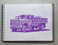 Image 1 of Purple truck