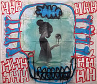 Image 1 of RAW AND TENDER — original artwork — collaboration with HolyBatPants and Marc Craig