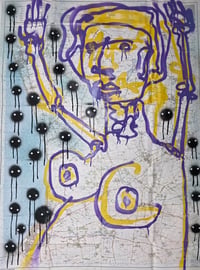 Image 1 of DANCING NAKED… — original artwork — collaboration with HolyBatPants and Marc Craig