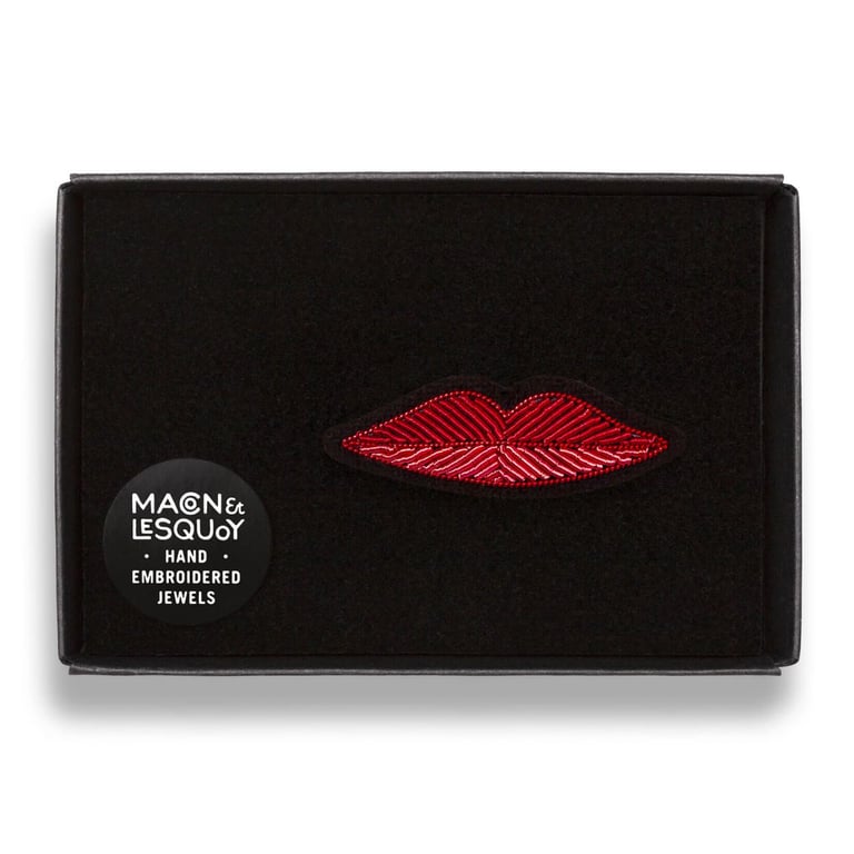 BROCHE BRODÉE AMOUR - MACON & LESQUOY (PLUSIEURS MODÈLES) Image 16