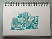 Image 1 of Green dump truck
