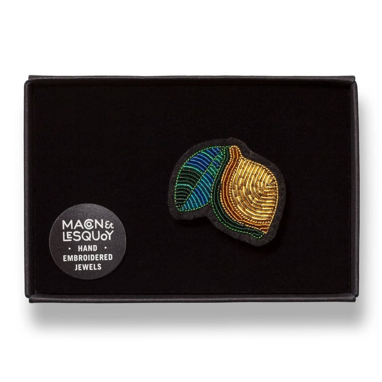 BROCHE BRODÉE FRUIT & LÉGUME - MACON & LESQUOY (PLUSIEURS MODÈLES) Image 13