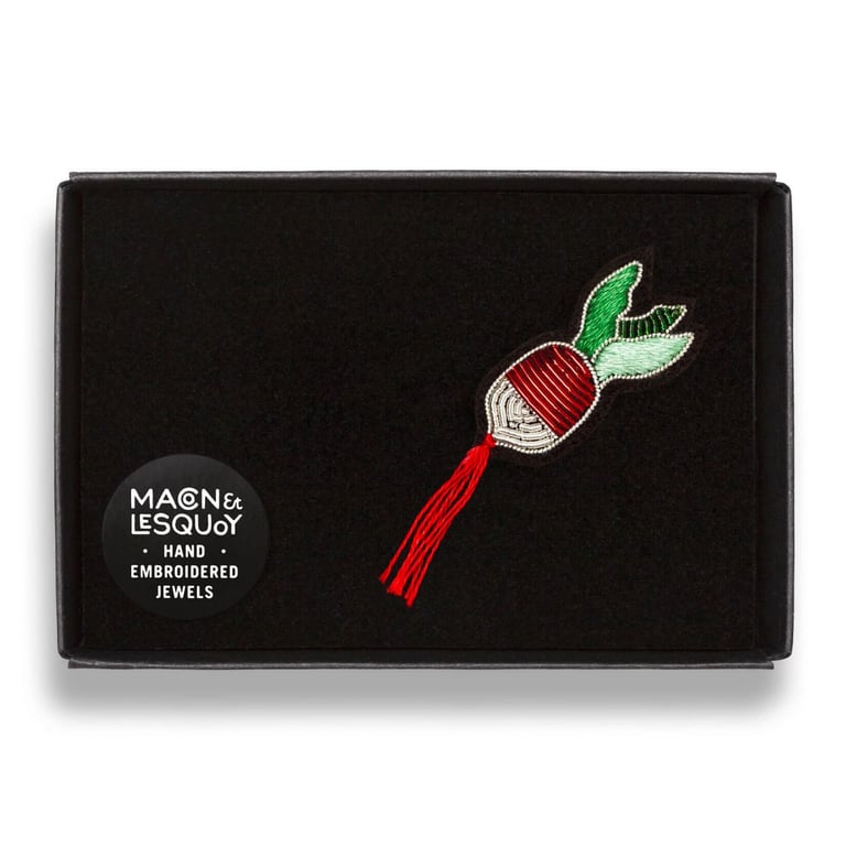 BROCHE BRODÉE FRUIT & LÉGUME - MACON & LESQUOY (PLUSIEURS MODÈLES) Image 15