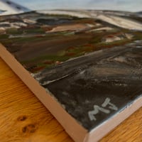 Image 3 of Lighthouse Painting w/Something About Your Love Lyrics