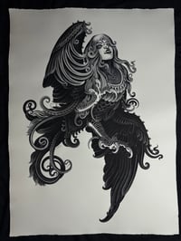 Harpy print [hand painted]