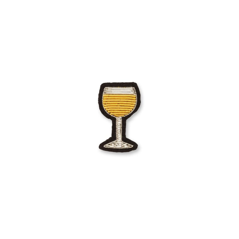 BROCHE BRODÉE VIN - MACON & LESQUOY (PLUSIEURS COULEURS) Image 2