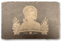 Cooking with Danna 5x7 Slate Serving Board