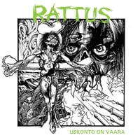 Rattus - "Uskonto On Vaara" Lp 