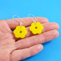 Image 1 of Little Yellow Flower Earrings