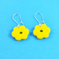 Image 3 of Little Yellow Flower Earrings