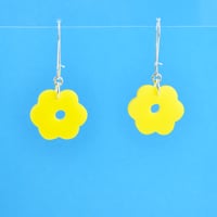 Image 2 of Little Yellow Flower Earrings