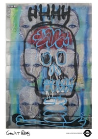 Image 1 of A3 Giclée Art Print — LONG LIVE THE LIVE KING — collaboration with Grankit and Marc Craig