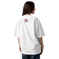 Image 9 of Kill Love #WithLove Unisex organic oversized high neck t-shirt