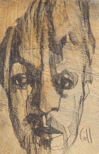 Image 2 of Descend  - Pencil and Acrylic Paint on Paper 