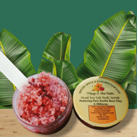 Mango Shea Butter Dead Sea Salt Body Scrub-  Spiced Apple Patchouli Scent