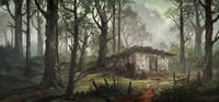 Painting for "Wolf Worm" by T. Kingfisher for Owlcrate