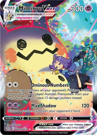 Mimikyu VMAX - SWSH09: Brilliant Stars Trainer Gallery - Near Mint