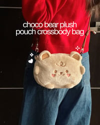 [PRE-ORDER] Choco Bear Plush Pouch Crossbody Bag
