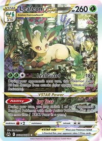 Leafeon VSTAR - SWSH: Crown Zenith: Galarian Gallery - Near Mint