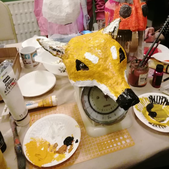 Image of Session 5 Mask Making Art Club