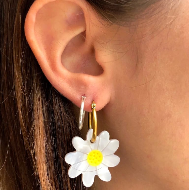 PAIRE DE BOUCLE D'OREILLES FLEURS - COUCOU SUZETTE ® (PLUSIEURS MODÈLES) Image 6
