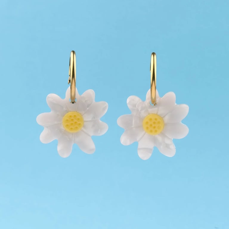 PAIRE DE BOUCLE D'OREILLES FLEURS - COUCOU SUZETTE ® (PLUSIEURS MODÈLES) Image 15