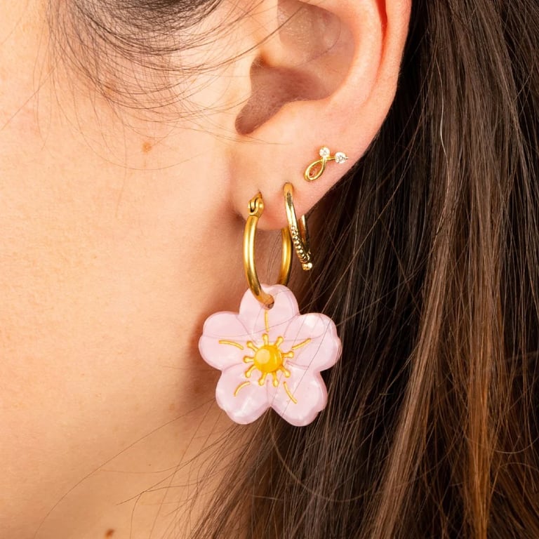 PAIRE DE BOUCLE D'OREILLES FLEURS - COUCOU SUZETTE ® (PLUSIEURS MODÈLES) Image 7