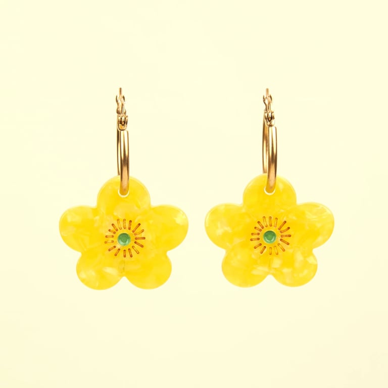 PAIRE DE BOUCLE D'OREILLES FLEURS - COUCOU SUZETTE ® (PLUSIEURS MODÈLES) Image 17