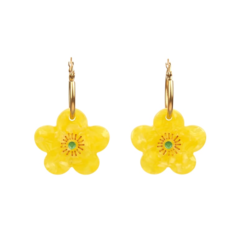 PAIRE DE BOUCLE D'OREILLES FLEURS - COUCOU SUZETTE ® (PLUSIEURS MODÈLES) Image 3
