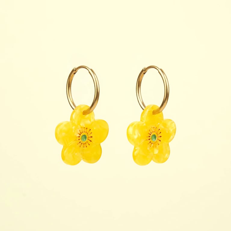 PAIRE DE BOUCLE D'OREILLES FLEURS - COUCOU SUZETTE ® (PLUSIEURS MODÈLES) Image 18