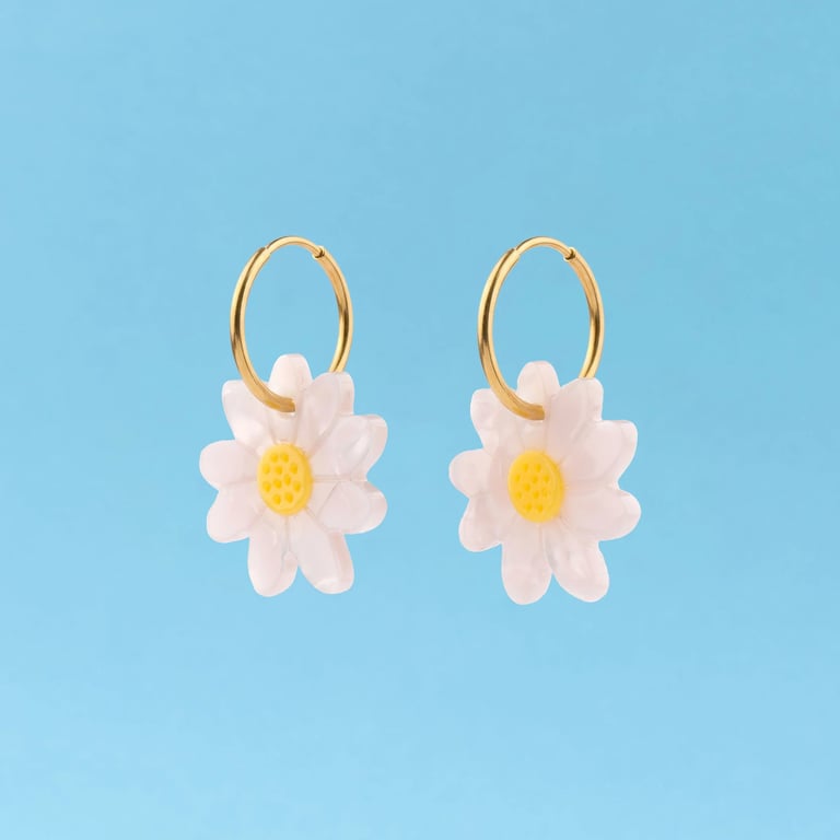 PAIRE DE BOUCLE D'OREILLES FLEURS - COUCOU SUZETTE ® (PLUSIEURS MODÈLES) Image 16