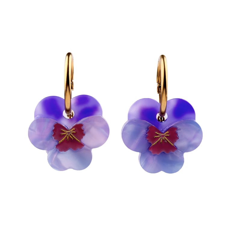 PAIRE DE BOUCLE D'OREILLES FLEURS - COUCOU SUZETTE ® (PLUSIEURS MODÈLES) Image 4