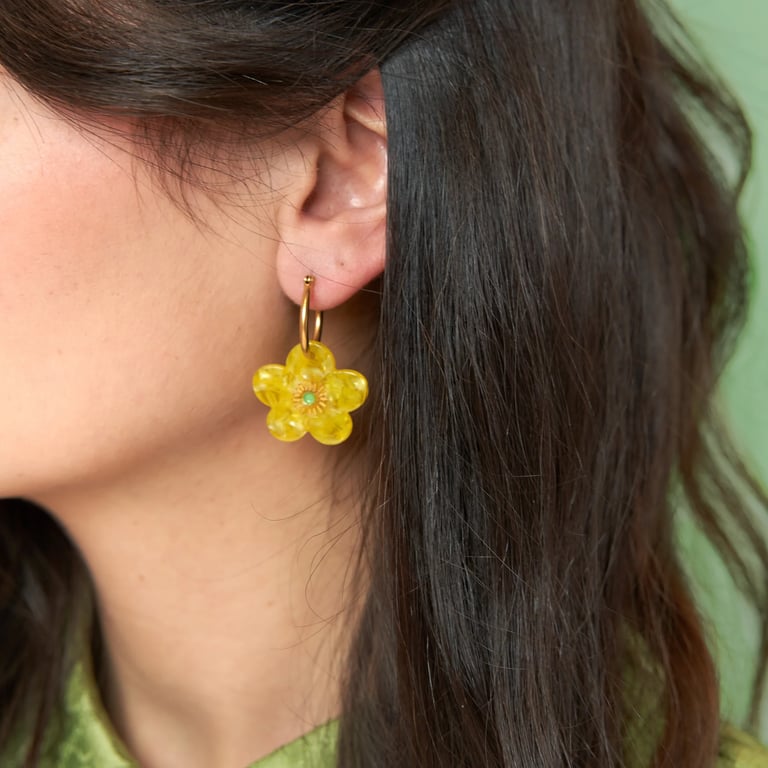 PAIRE DE BOUCLE D'OREILLES FLEURS - COUCOU SUZETTE ® (PLUSIEURS MODÈLES) Image 8